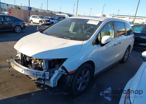 2020 Honda Odyssey Ex-L/Ex-L W/Navi Res from USA, damaged, VIN 5FNRL6H70LB003439